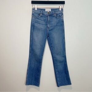 The GREAT Nerd Jeans Raw Edge Hem Ankle Straight Leg Size 26